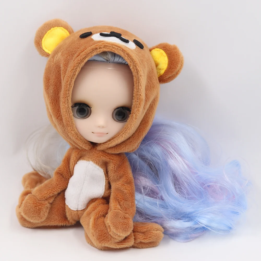 Наряд для куклы Middie Blyth Rilakkuma костюм медведя 20 см 1/8 BJD | Игрушки и хобби
