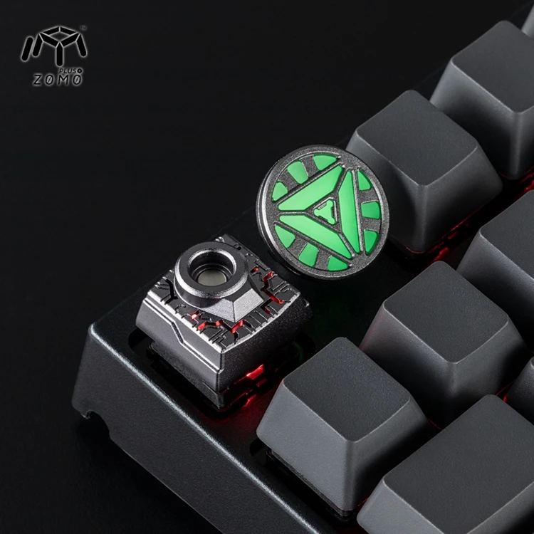 Zomo ironman реактор Artisan Keycap CNC Анодированный Алюминиевый совместимый Cherry MX переключатели