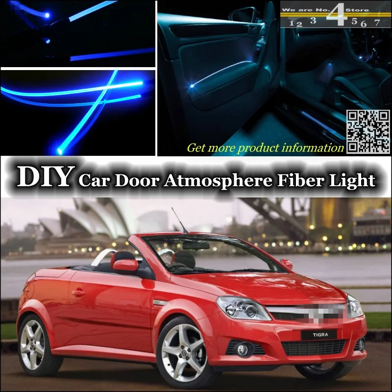 Внутренняя настройка света атмосфера оптоволоконная лента свет для Opel Tigra A/B