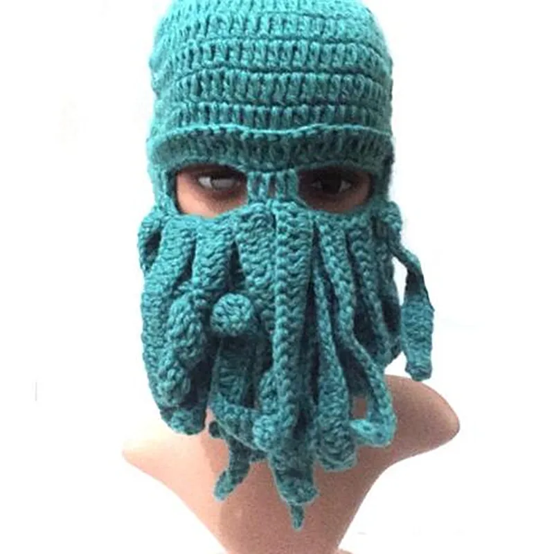 Трикотажная шапка BomHCS novtentacle Octopus Cthulhu Ветрозащитная маска подарок на день