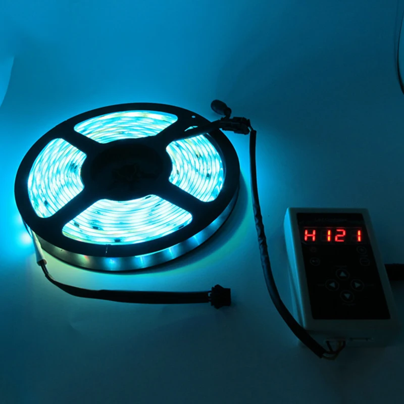 5 м RGB dream magic Светодиодная лента DC12V 6803 IC IP67 водонепроницаемая светодиодная лента 5050 SMD 150 светодиодный гибкий светильник+ Радиочастотный пульт дистанционного управления