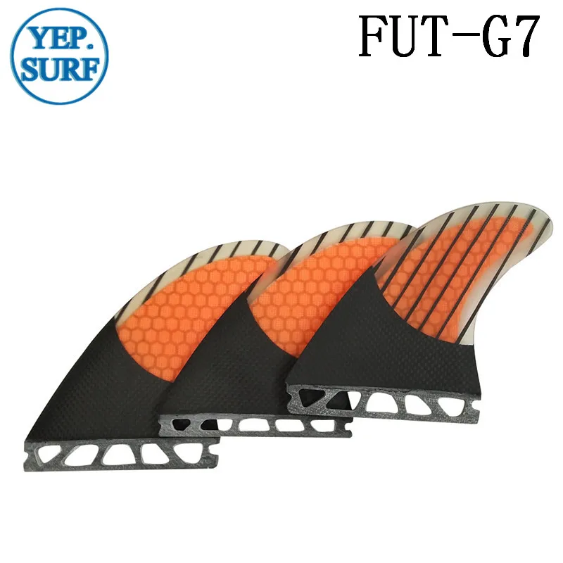 Бесплатная доставка плавник для серфинга Future Orange G7 плавники стекло Flex