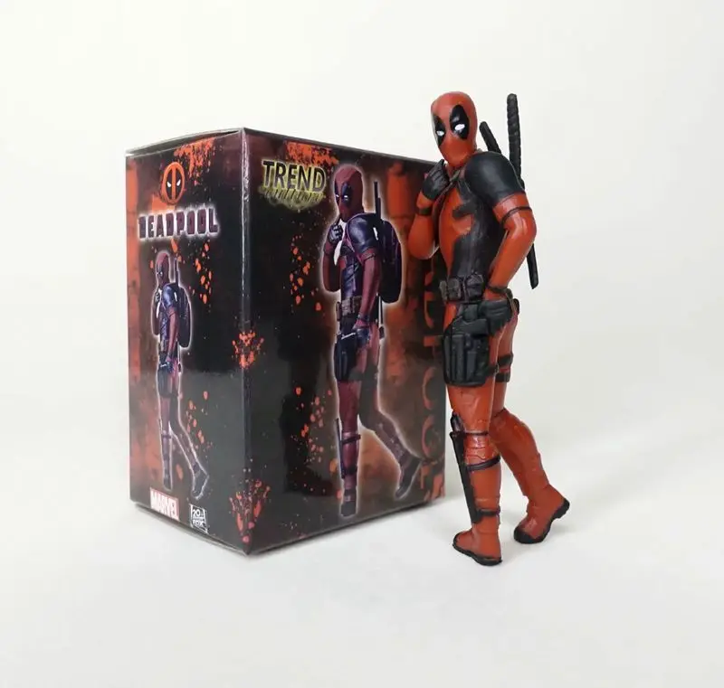 3 настольные украшения Дэдпул автомобиль офис Marvel 8 см X-MAN забавная милая фигурка