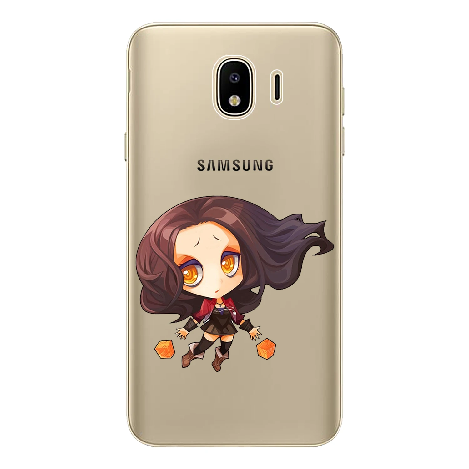 For Samsung Galaxy J4 2018 Case Cover EU 5.5&quot J400 J400F Soft TPU Silicone Cute Cartoon Iron Man Spiderman Painted Phone |