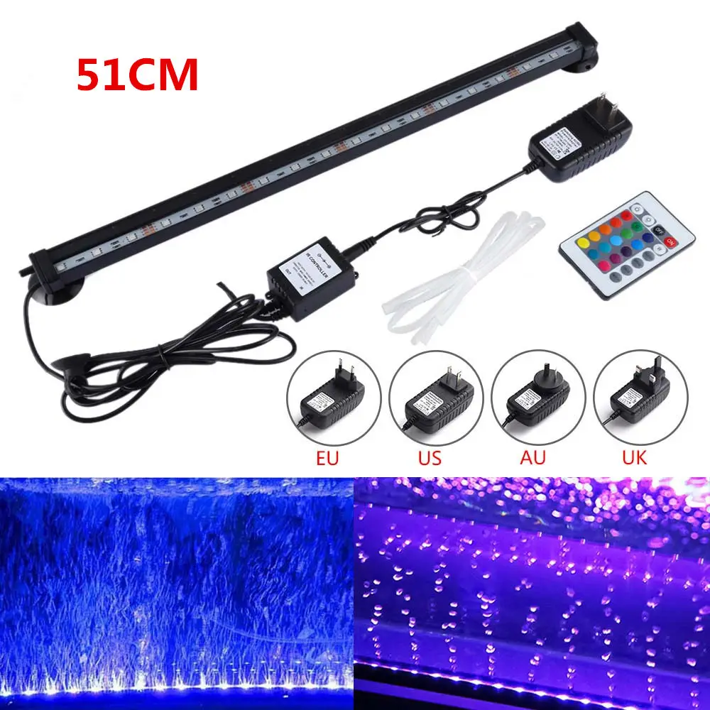 Американская австралийская британская вилка 51 см SMD 5050 RGB водонепроницаемый