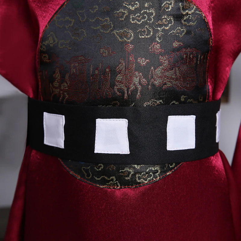 

Child Costume Chinese Hanfu Dress Boys Emperor King Stage Clothes Costumes Tang Suit Kids Robe+hat Set Christmas Gift