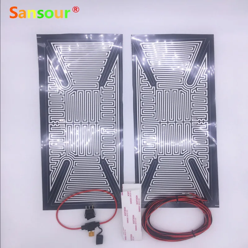 Sansour DC 12V автомобильное электрическое зеркало стекло коврик с подогревом защита