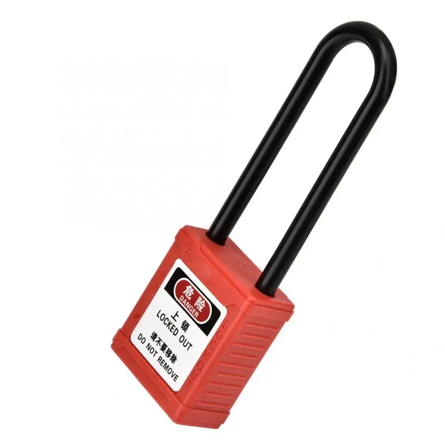 Industrial Safety Padlock Long Insulated Beam Lockout Tag Out Isolation Lock sliding door lock code | Обустройство дома