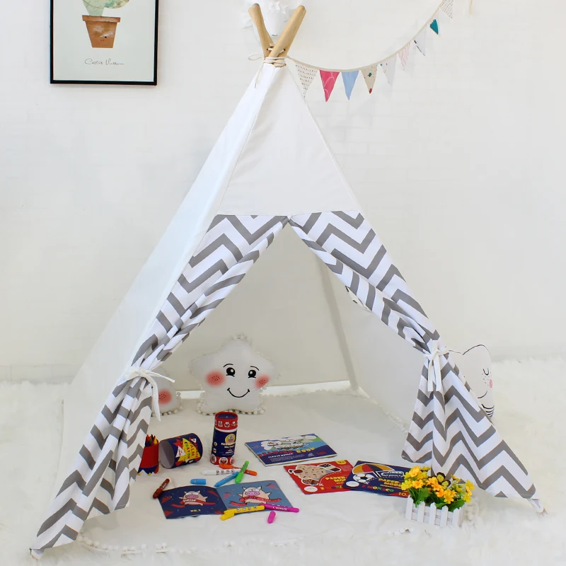 Вигвам детская палатка игрушки для детей игровой домик Tipi вигвам комнатная и