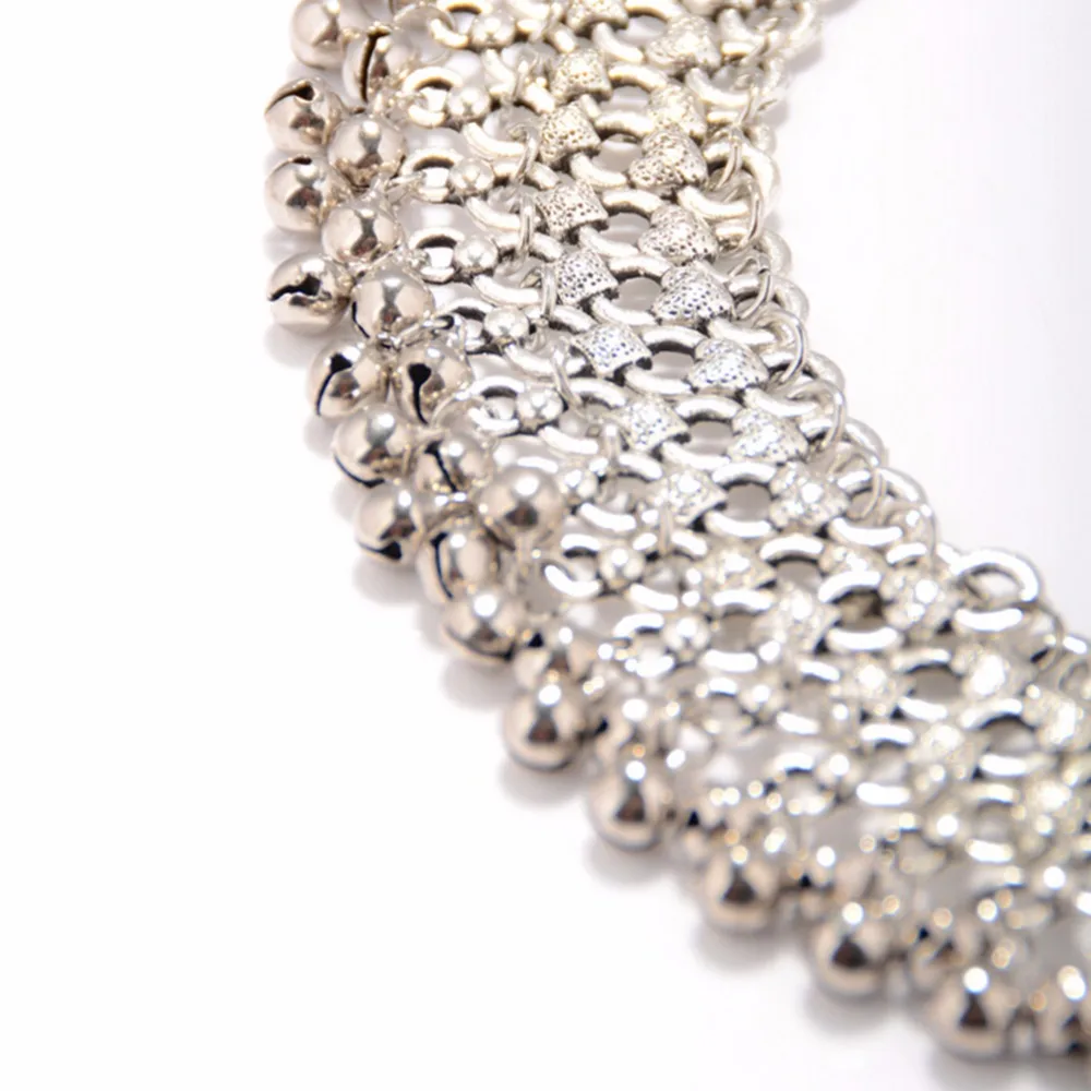 1pc Sexy Vintage Anklet Chain Lots Bell Beads Ankle Bracelet For Women Barefoot Sandal Retro Boho Beach Foot Jewelry | Украшения и