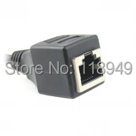 Kaufen 100 Teile/los 30cm 8P8C FTP STP UTP Cat 5e Männlichen Zu Weiblichen Lan Ethernet Netzwerk Verlängerung Kabel Patchkabel
