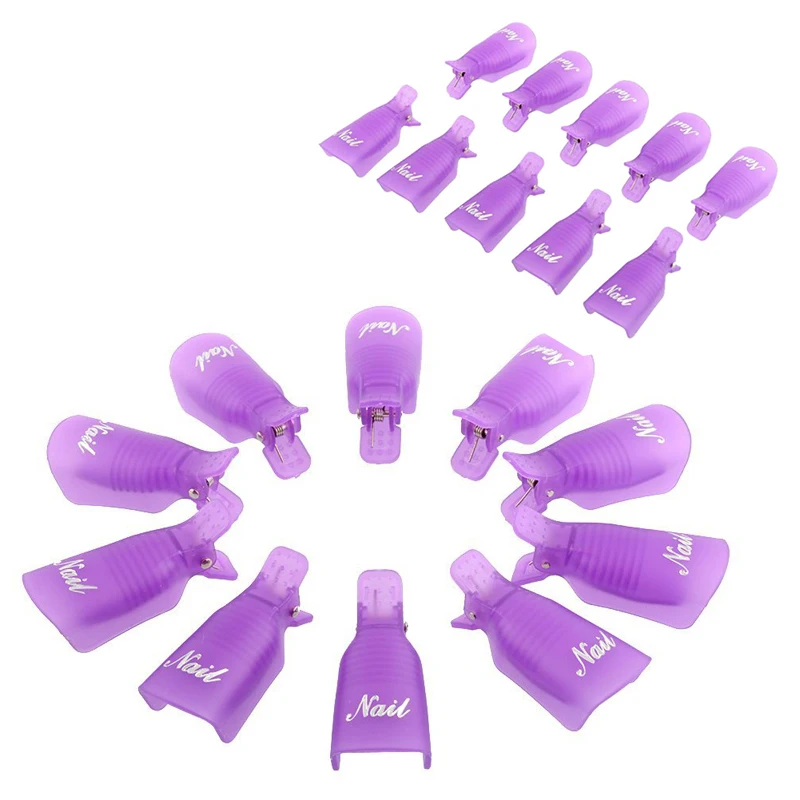 10 шт. Профессиональный лак для ногтей УФ-гель удаления обертывания дизайн