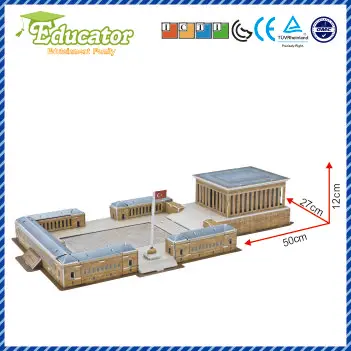 Всемирно известная архитектура 3D головоломка Buliding модель аниткабир(Турция) DIY игра
