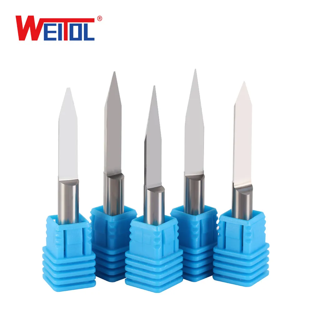 WeiTol 1 шт. 6 мм металлическая плоская Нижняя гравировка бит концевая фреза для