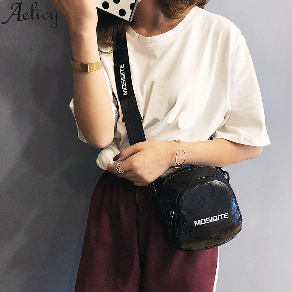 Женская сумка через плечо Aelicy кожаная мессенджер мобильный телефон кошелек
