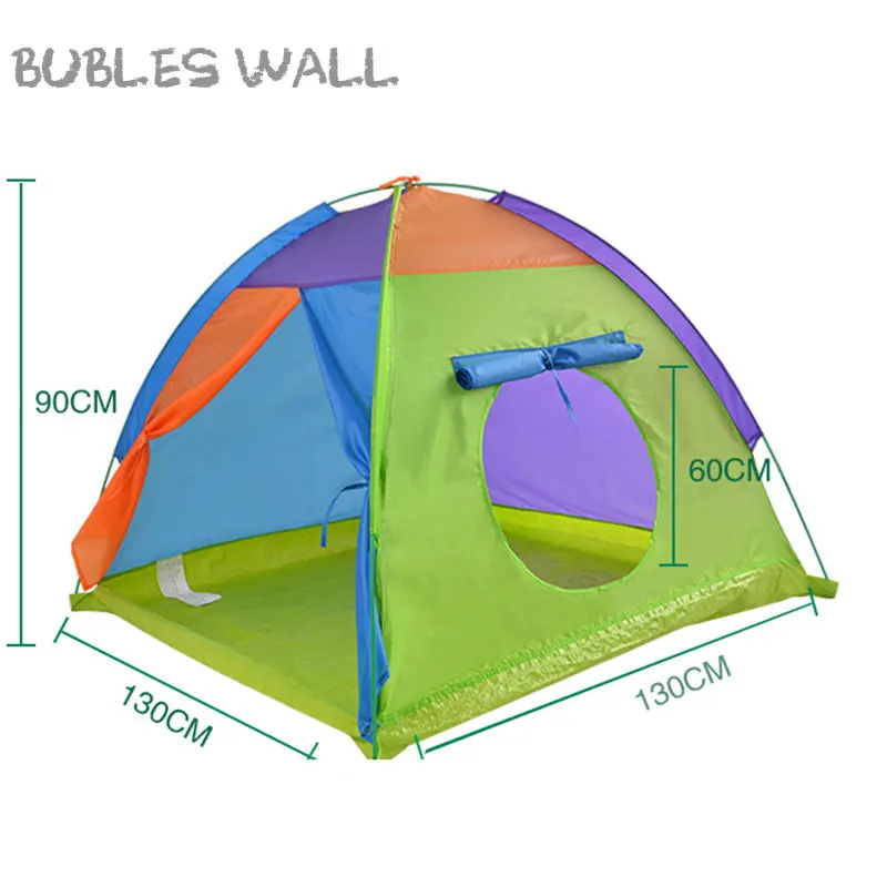 Портативная складная палатка для игр на стену мальчиков и девочек детей подарки