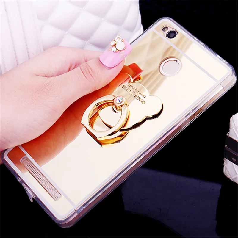 Роскошный мягкий чехол-подставка для mi rror для Xiaomi mi 8 SE A1 5X A2, чехол для Red mi Note 5 5A Pro 4 4X Red mi 6 6A Pro S2