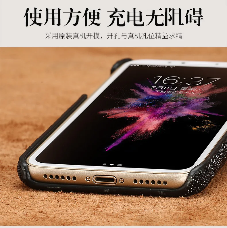 5 цветов настоящий натуральный подлинный кожаный чехол для iPhone X XS Max XR Роскошная задняя крышка для iPhone X