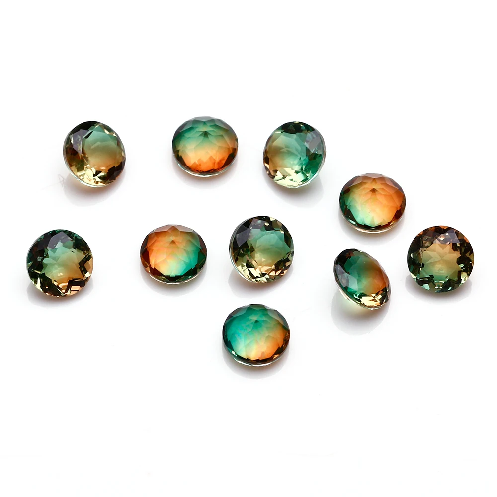 Двухсторонний каракатиный 5 мм турмалиновый рассыпной порошок GemstoneFashionJewelry аксессуары декоративные подарки камень 10 палочек