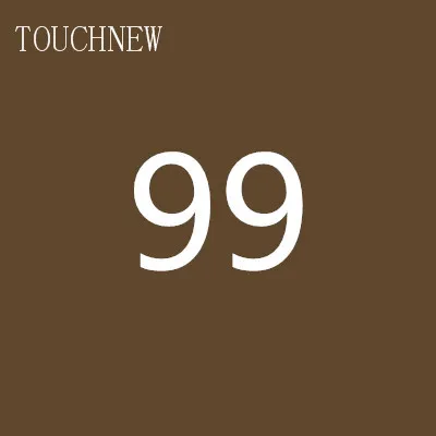 99 TOUCHNEW на заказ, одноцветные эскизные маркеры на спиртовой основе, двойная головка, кисть, маркеры, ручка для рисования, манга, товары для рукоделия, маркеры - Цвет: 99