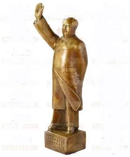 Китайский первый председатель Мао Цзе Тунг Бронзовая статуя 13 дюймов H|statue|statue