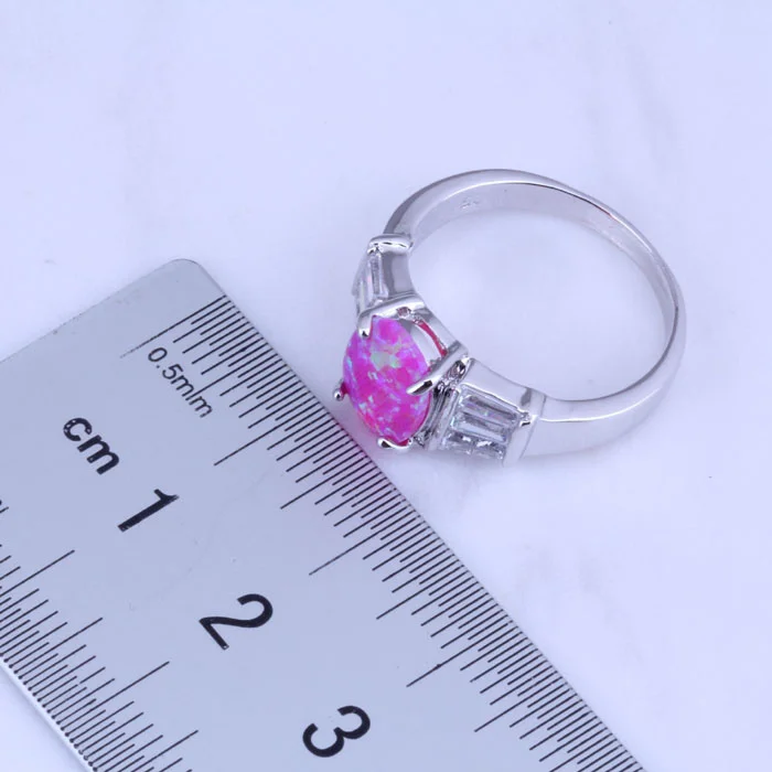 Любовный монолог обручальные ювелирные изделия серебряный цвет розовый