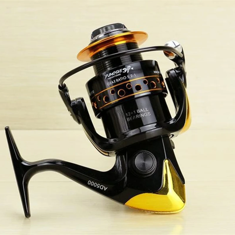 Высококачественная рыболовная Катушка спиннинговая катушка металлический