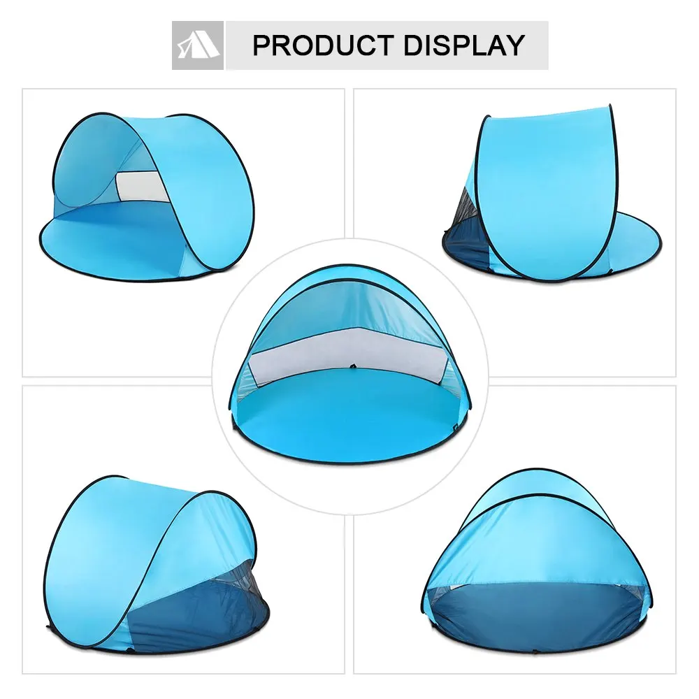 Уличная Сверхлегкая палатка для кемпинга Мгновенный Всплывающий тент детский