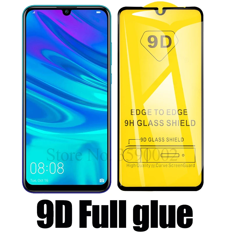 9D Полный Клей закаленное стекло для huawei p smart 2019 протектор экрана на huawe hauwei Z psmart plus