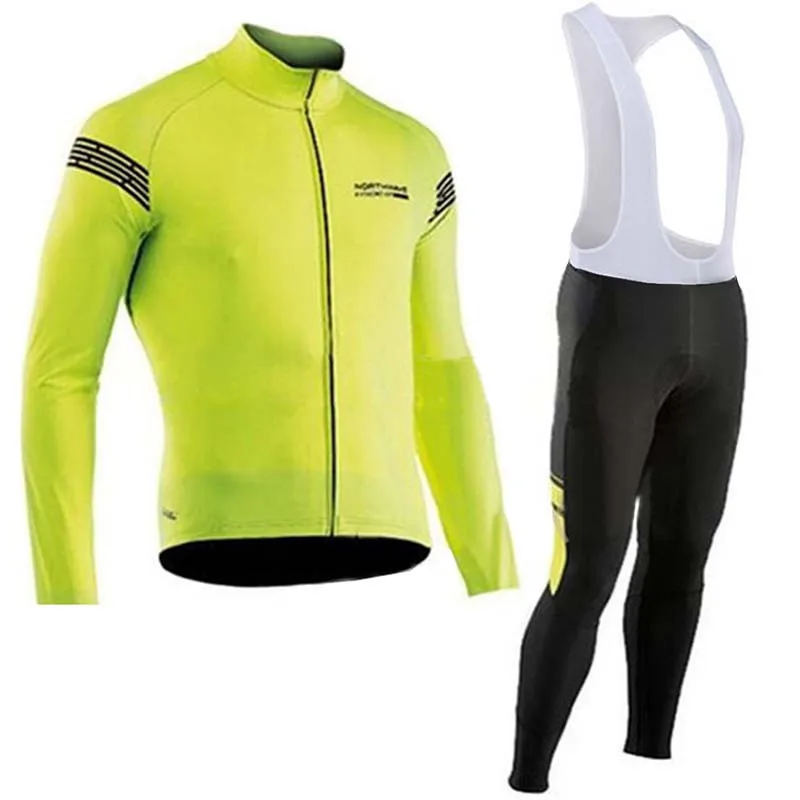 NW 2019 с длинным рукавом Велоспорт Джерси Набор для велоспорта Костюмы горные