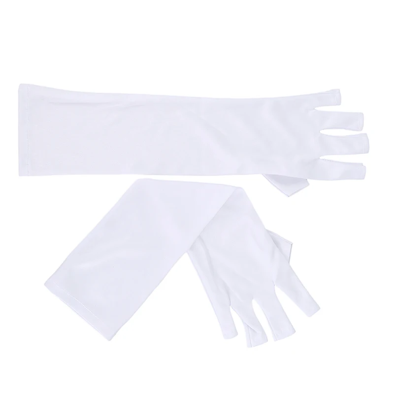 Хит продаж 1 пара перчаток для ухода за ногтями УФ светильник лампа защиты ногтей