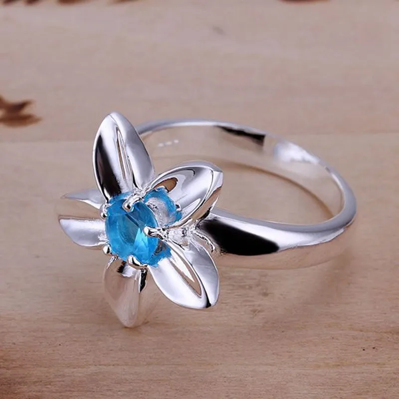 Посеребренная кольцо стерлингового серебра--Jewelry Кольцо заводские цены