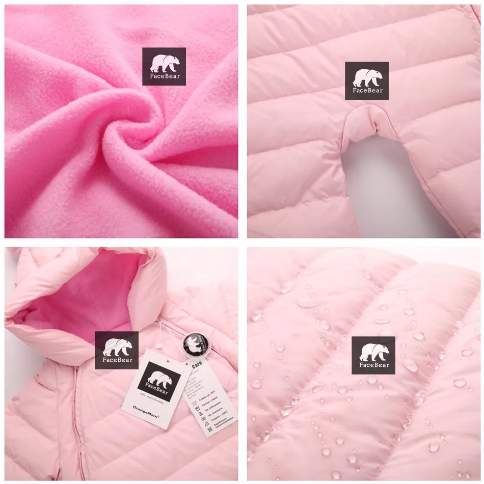 Новинка 2017 года зимний пуховик для девочек пальто зимние комбинезоны малышей