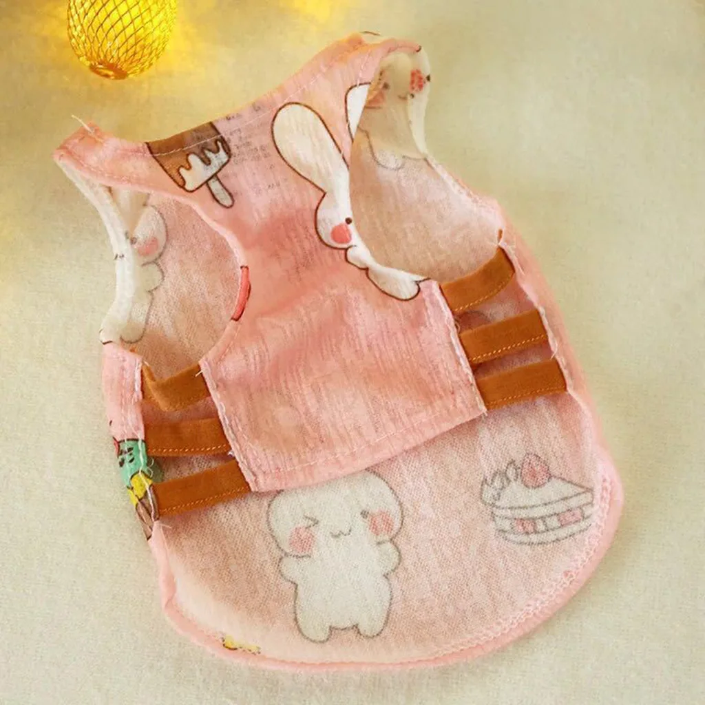 Transer футболка для собак Новая летняя тонкая розовая секционная крутая жилетка Keji