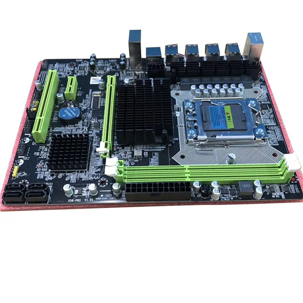 X58 Pro DDR3 ПАМЯТЬ интерфейс ЧПУ LGA 1366 для X5570 L5638 L5640 материнская плата запчасти