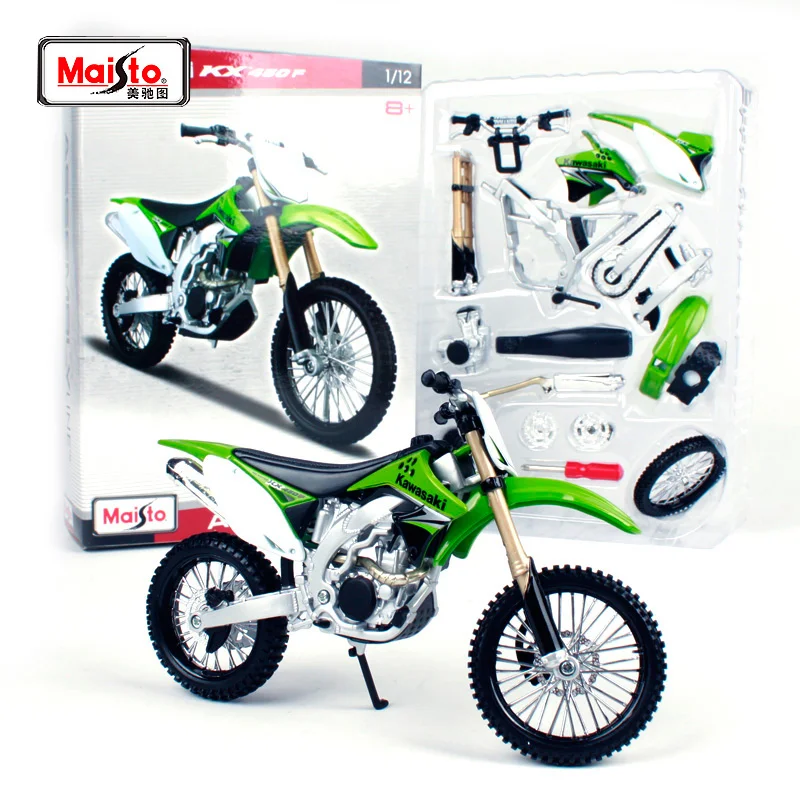 

Сборная модель мотоцикла Maisto 1:12 Kawasaki KX 450F KX450F, бесплатная доставка 39175