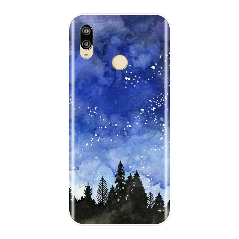 Задняя крышка для Huawei P20 Pro P10 P Smart Plus P9 Lite мини лесной силиконовый мягкий чехол