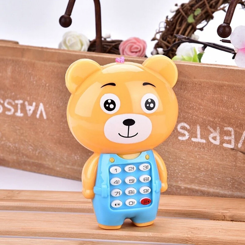 Новый телефон детские животные звучащие вокальные музыкальные мобильный
