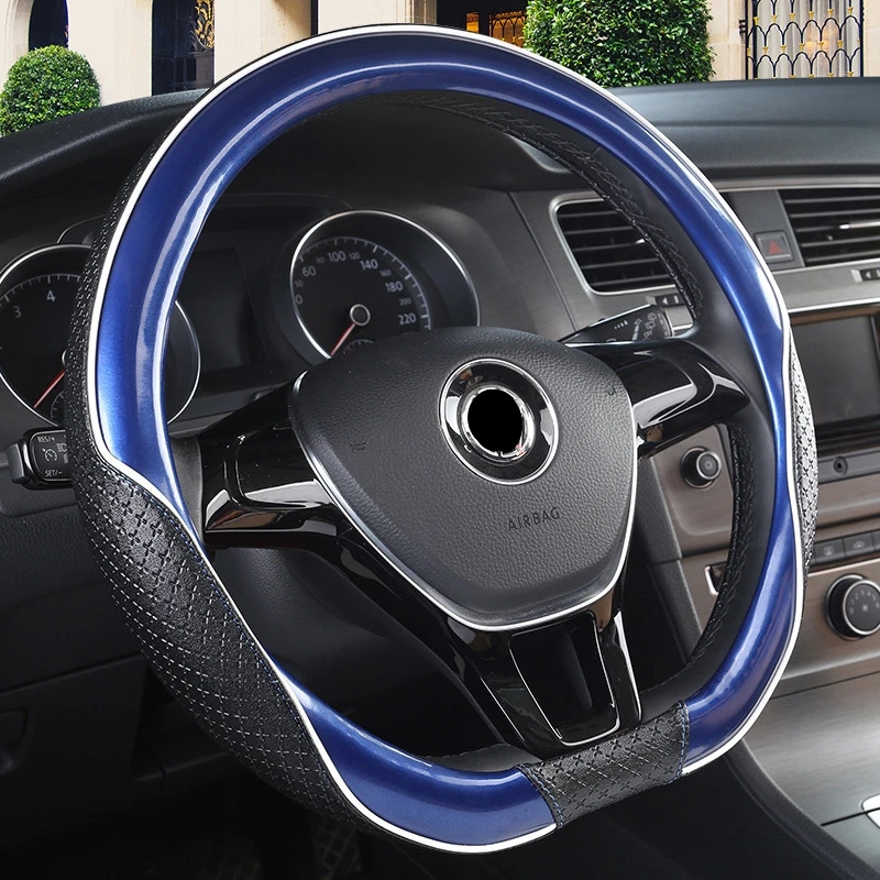 Чехол рулевого колеса автомобиля D форма/кольцо для Volkswagen Golf 7 2015 POLO Tigua Sagitar Beetle Kia