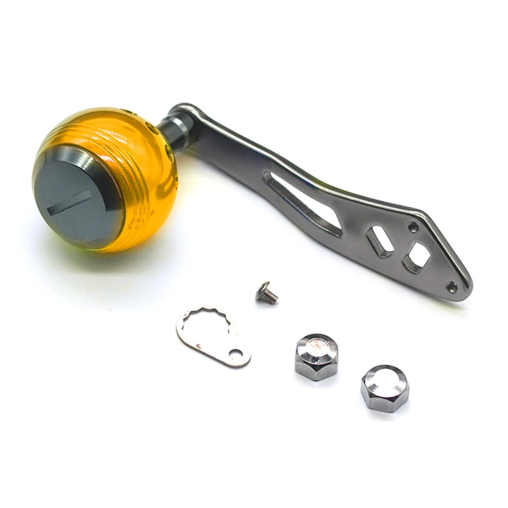 8x5cm Left And Right Tools Aluminum Alloy Fishing Reel Rivers DIY Knobs Boat Baitcasting Handle Sea For ABU DAIWA Universal | Спорт и