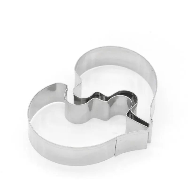 VOGVIGO Love Puzzle формочки для печенья 3D из нержавеющей стали Свадебные инструменты для украшения тортов из мастики DIY кондитерские формы для выпечки печенья