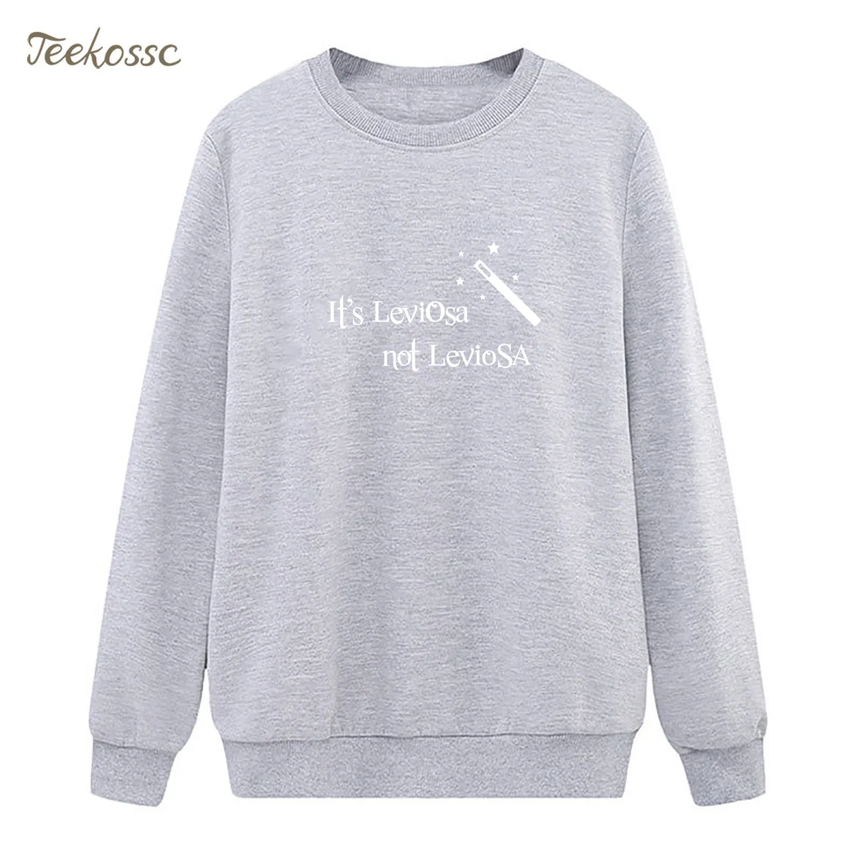 Это Leviosa не толстовка Leviosa Забавный буквенный принт Толстовка зима осень для женщин Lasdies пуловер свободные флис уличная