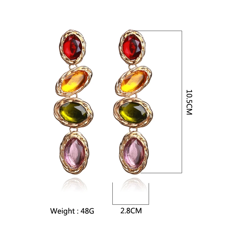 Bestessy, модные серьги-капли ZA из смолы для женщин, свадебные ювелирные изделия, Boho, элегантные блестящие Висячие массивные серьги, деревянные серьги