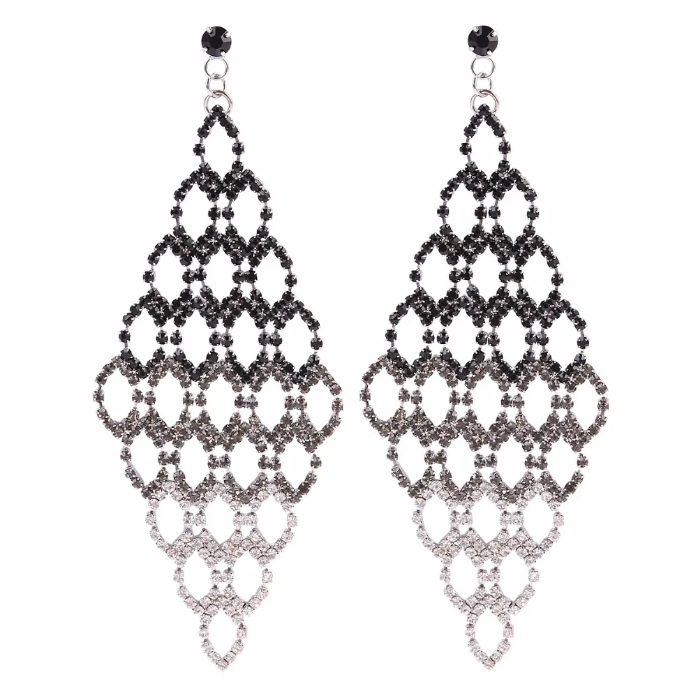 Мода новые красивые длинные классический многоцветные падения мотаться стиль