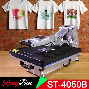 Multifunction ST-4050B 40x50CM T-shirt Heat Press Machine Without Hydraulic T shirt Printer for Phone Case/Bag/Puzzle/Roc k/Glass 