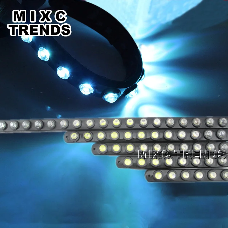 Сверхяркие гибкие дневные ходовые огни резиновая основа гибкая COB лампа 2x12 В