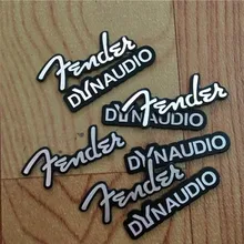 10X DYNAUDIO крыло динамик алюминиевая 3D наклейка труба гудок