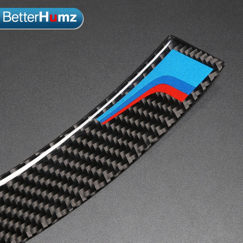 

Betterhumz 2PCS car wheel protector carbon fiber side stickers car Anti-collision Strips Sticker for bmw e90 e46 f30 f10 X1 X5