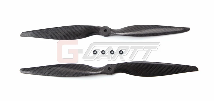 

2 Pairs 1340 13X4.0 Real Carbon Fiber Propeller Prop CW/CCW For QuadCoptor