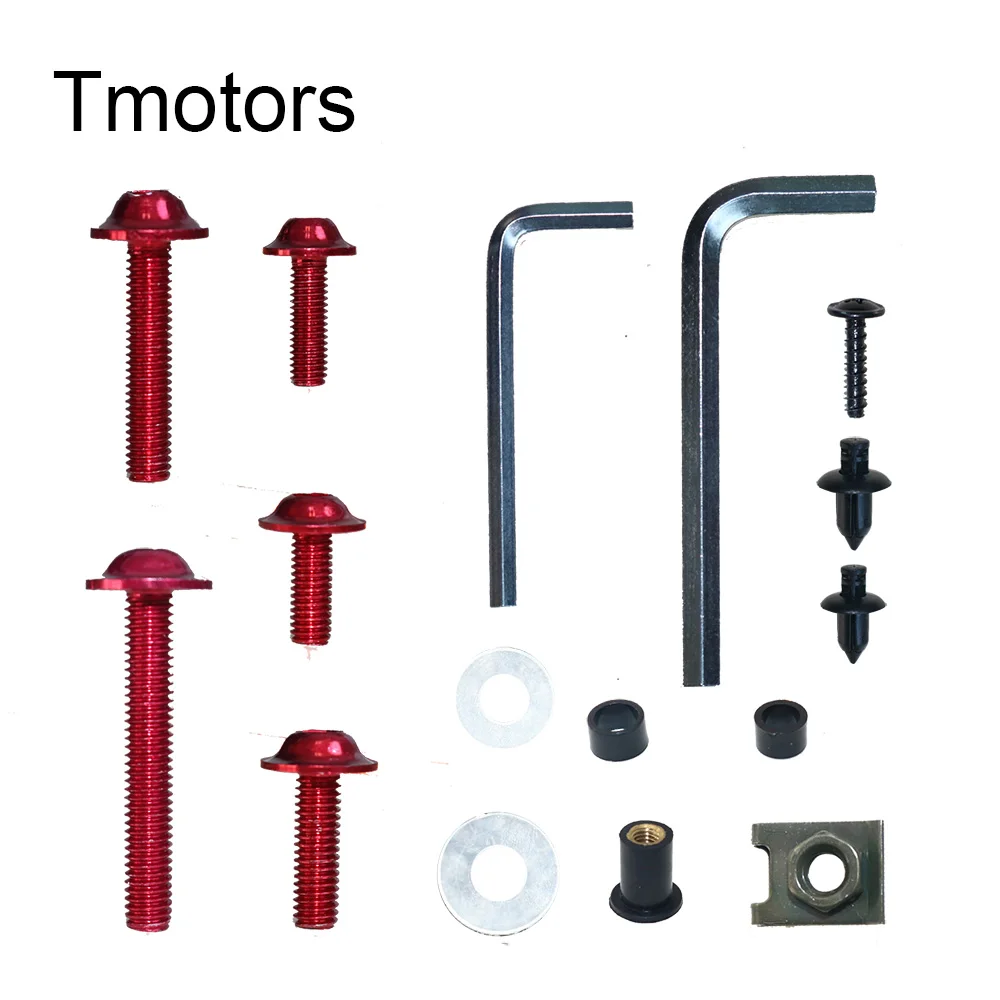 198 шт. универсальный мотоцикл обтекатель Пружинные винты болты гайки комплект